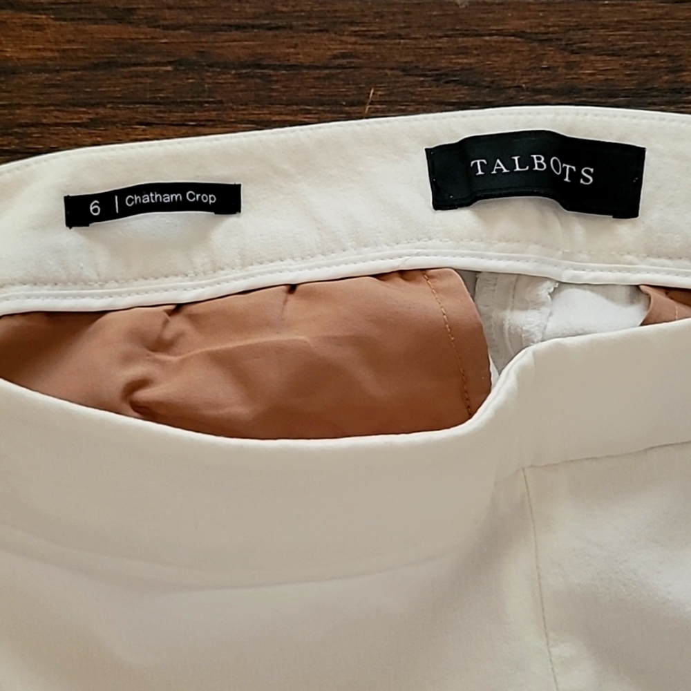 TALBOT'S CRAFTSMAN CROP CAPRI